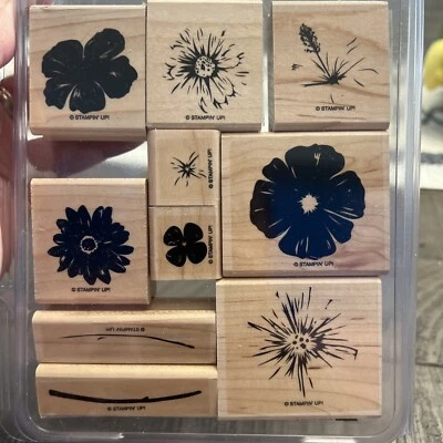 Stampin up Greenhouse Garden Set of 10 Stamps - Image 1 of 4