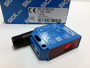 Sensor fotoeléctrico retrorreflectante Sick WL12-3P2461 Sn: 2 m PNP luz/oscuridad - Imagen 1 de 7