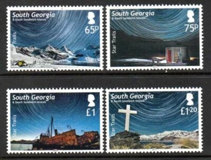 SOUTH GEORGIA MNH 2013 SG582-85 Star Trails - Imagen 1 de 1