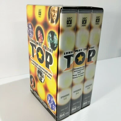 Long Way To The Top - Stories of Australian & NZ R n' R- 3 x VHS(PAL) box set - Image 1 of 4