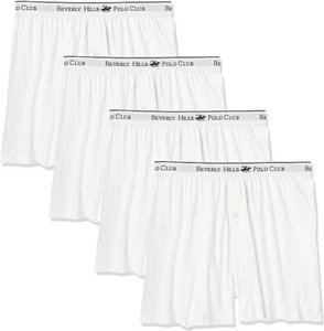 Beverly Hills Polo Club Men's 4 Pack Knit Boxer, Medium - Picture 1 of 3