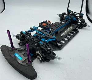 For Parts TT-01 TT01 Eagle Racing Carbon Chassis mit Motor - Bild 1 von 18
