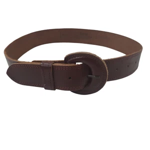 Sportsgirl Size XS/S Vintage Dark Brown Leather Waist Fashion Belt 63cm-78cm - Picture 1 of 7