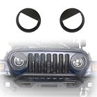 Black Headlight Trim Cover Angry Bird Ring Bezels For Jeep Wrangler TJ 1997-2006