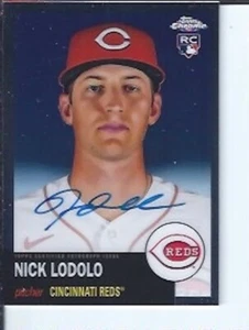 Nick Lodolo 2022 Topps Chrome Platinum RC Autograph - Picture 1 of 1