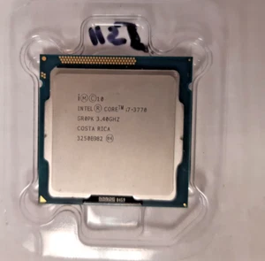Intel i7-3770, 3.4-3.9 GHz, 8MB CACHE, 4CORE, HD 4000 GPU, LGA-1155, OPEN BOX - Picture 1 of 3