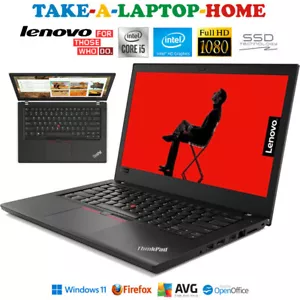 Lenovo i5 QuadCore Gaming Laptop 3.6GHz Fast 256Gb NVMe Full HD 14.1" IPS Screen - Picture 1 of 14