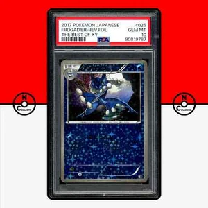 Pokemon PSA 10 Frogadier 025/171 Reverse Foil Holo The Best of XY 2017 Japanese - Picture 1 of 5