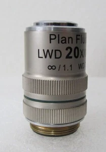 Motic PLAN FLUAR LWD 20x/0.45 ∞/1.1 WD 7.2 Microscope Objective - Picture 1 of 7