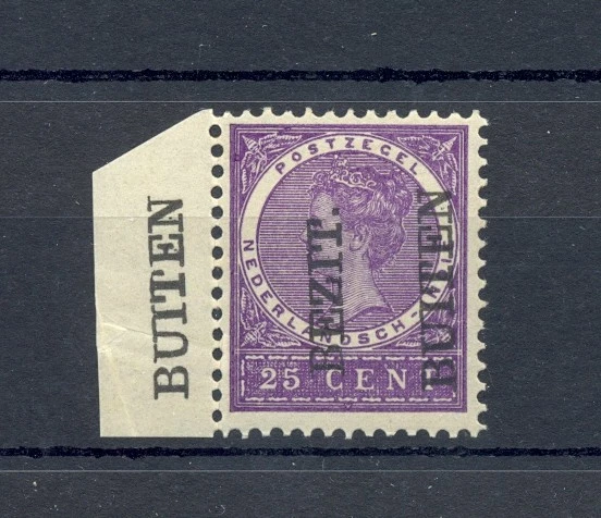 DUTCH INDIES-NED INDIE-1908-25 Ct.. * MH -OVERPRINT ERROR --VF @1 - Image 1 of 1