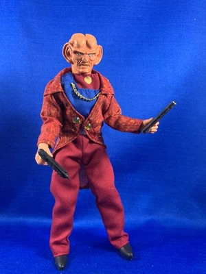 Mego Star Trek 2022 Retro: Quark - Ferengi DS9 Bar Dueño Conjunto Rojo [Suelto] Foto 1 de 4