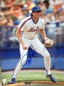 DAVE MAGADAN 1986 METS AUTOGRAPHED AUTO PHOTO NICE - Picture 1 of 1