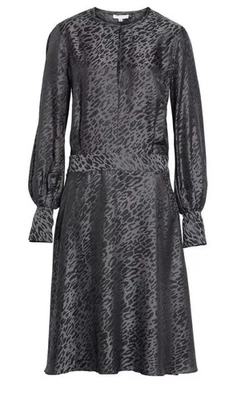 New size 10 EQUIPMENT Magnolia backless Leopard print Silk midi Dress $495 - Image 1 of 4