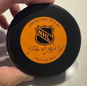 DE COLECCIÓN ZIEGLER GENERAL TIRE SLUG NHL PRÁCTICA OFICIAL RARO DISCO DE JUEGO OFICIAL - Imagen 1 de 6