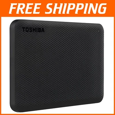 Elegant Black Canvio Advance 2TB Portable Hard Drive - Secure Storage Solution - Image 1 of 4