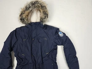 Lands End Mantel Mädchen große Daunen Kunsttanne Kapuze mitwachsend Kapuze Sherpa - Bild 1 von 17