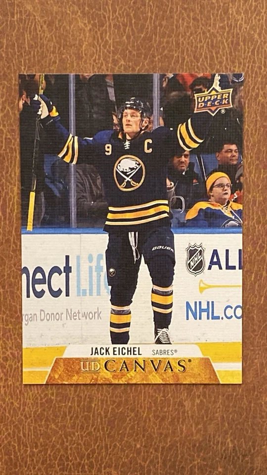 2020-21 Upper Deck Series 2 - UD Canvas Jack Eichel #C130 - Buffalo Sabres - Image 1 of 2