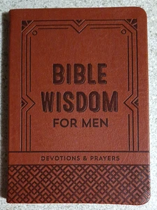 **NEW** Bible Wisdom For Men Devotions And Prayers - Picture 1 of 2