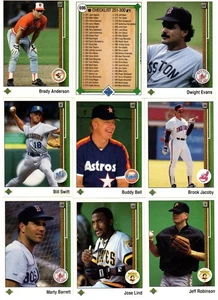 (You Pick) 1989 Upper Deck Baseball Cards: NM/MT (15 Cards Lot) - Picture 1 of 1