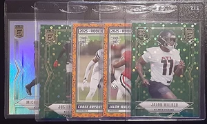 Lote de tarjetas Atlanta Falcons 2025 x5 Elite Score Treat Penix Jr. Walker RC Disco - Imagen 1 de 6