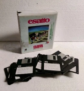 Computer Vintage Software FLOPPY DISK 3,5" HD 1,44 MB +  - ESA SOFTWARE Floppy - Foto 1 di 3