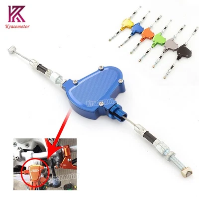 Stunt Clutch Pull Cable Lever Easy System For Honda Yamaha Suzuki Kawasaki Blue - Image 1 of 4