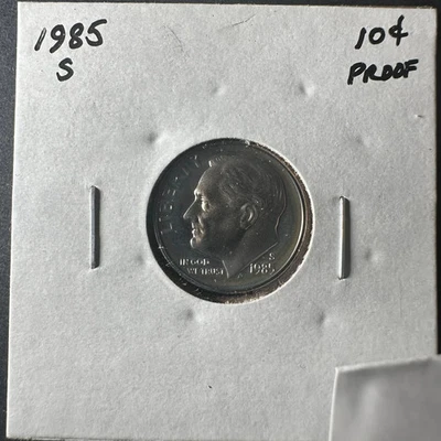 1985 S Roosevelt Dime Proof Sharp Features - Image 1 of 4