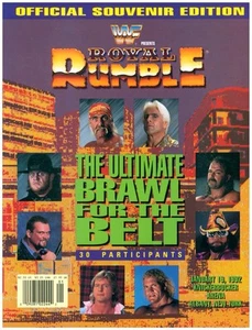 RAR! Original WWF Royal Rumble 1992 MEHRFACH SIGNIERT X10 PPV Event SOUVENIR PROGRAMM - Bild 1 von 12