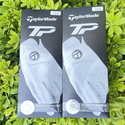 LOTE DE 2-NUEVOS Guantes de Golf TaylorMade TP Cuero AAA Cabretta Para Hombre Talla XL LH CAD Foto 1 de 4