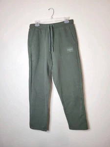 PUMA Men's Fleece Jogger Pants Comfortable Casual Sweatpants Green L - Picture 1 of 14