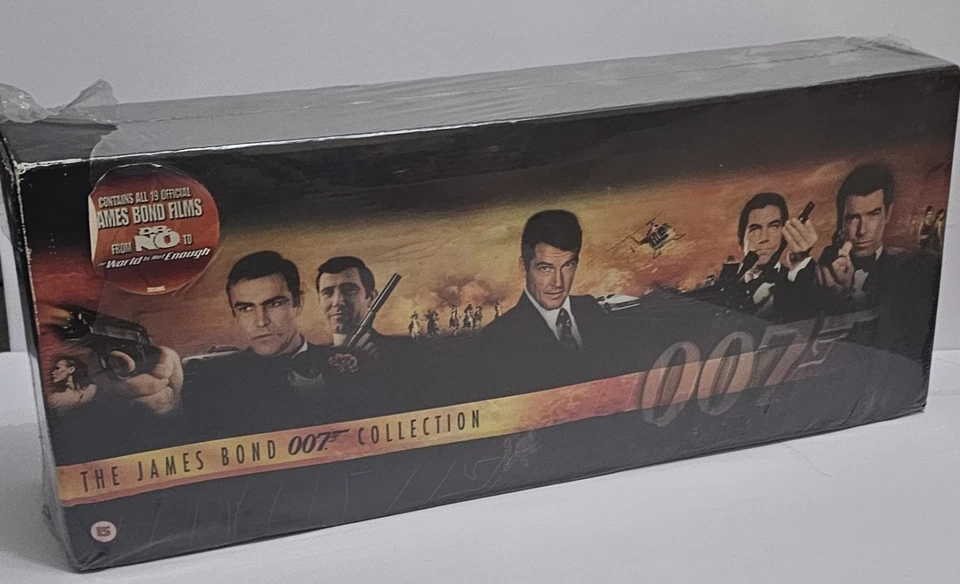 The James Bond 007 Collection 19 Films All Still Sealed VHS Video Box Set 2001 - Image 1 of 4