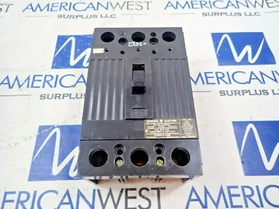 INTERRUPTOR DE CIRCUITO DE 3 POLOS ESTILO ANTIGUO GENERAL ELECTRIC TQD32225 225A 240V *PROBADO* Foto 1 de 4