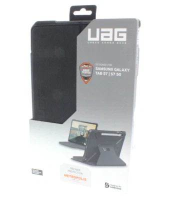 UAG Urban Armor Gear Folio Case for Galaxy Tab S7 / S7 5G Black - Image 1 of 4