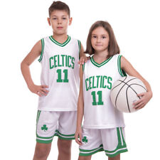 Boston Celtics Kyrie Irving 11 NBA Kids/Youth White Set Uniform Jersey/shorts