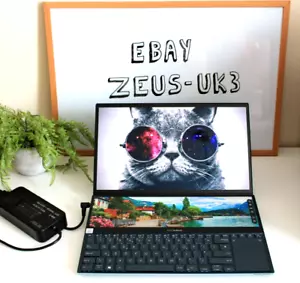 Asus ZenBook Pro Duo UX581L * Intel i7-10th * RTX 2060 15.6 Dual Screen laptop - Picture 1 of 16