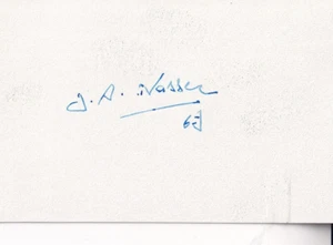 Gamal Abdel Nasser - Präsident Ägypten - Kärtchen - original signiert - Picture 1 of 4