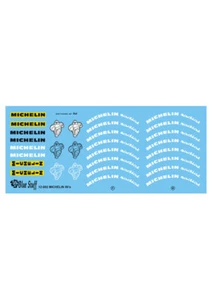 DECALS 1/12 MOTOS LOGOS MICHELIN 80's - BS12-002 - Imagen 1 de 4