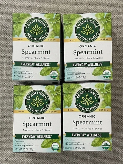 Traditional Medicinals Tea Og2 Spearmint 16 Bag 032917001634