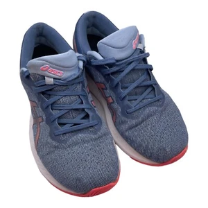 ASICS GEL PULSE 13 WOMENS 7.5 RUNNING Training shoes Blue Grey Orange Pink - Picture 1 of 12
