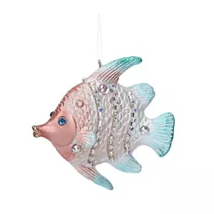 Decoración plana de pescado de resina Gisela Graham - Imagen 1 de 1