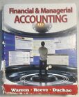 Financial &amp; Managerial Accounting 11e Warren Reece Duchar