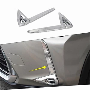 Chrome Front Bumper Fog Light Lamp Molding Cover Trim For Lexus UX 2019-2022 - Picture 1 of 8