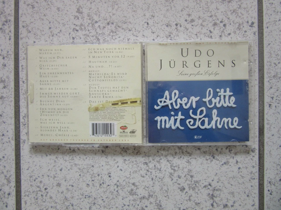 (Seine Grossen Erfolge) Aber Bitte Mit Sahne von Udo Jürgens  (CD, 1994) - Bild 1 von 1