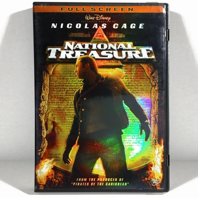 National Treasure (DVD, 2004, Full Screen)  Nicolas Cage  Jon Voight Foto 1 de 3