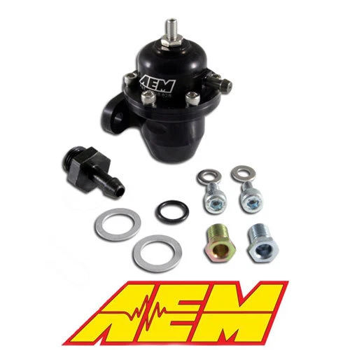 AEM Fuel Pressure Regulator for Civic Integra B16A B18C D16 25-300BK Black - Изображение 1 из 2