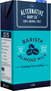 1L ALTERNATIVE DAIRY CO. ALMOND BARISTA ALMOND MILK X 12 - FREE POST (MELB ONLY) - Picture 1 of 4