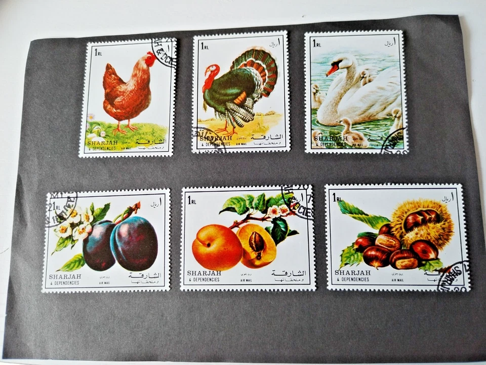 lot15 timbres oblitérés émis par SHARJAH 1972 (Émirats Arabes Unis)thèmes divers - Photo 1/3