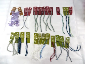 Bead Landing Glass Beads Spacers Mixed Sizes and Colors Lot of 26 Packs-New - Picture 1 of 24