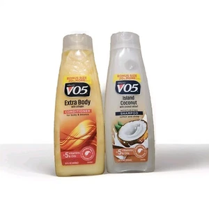 VO5 Island Coconut Shampoo + Extra Body Collagen Conditioner 15 fl. Oz. - Bild 1 von 2