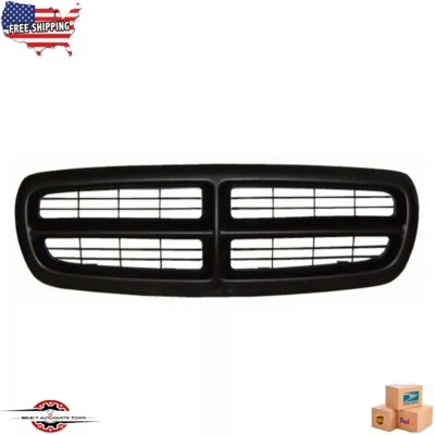 New For 1997-2004 DODGE DAKOTA Front Grille Assembly Black 5179422AA CH1200200 - Image 1 of 4